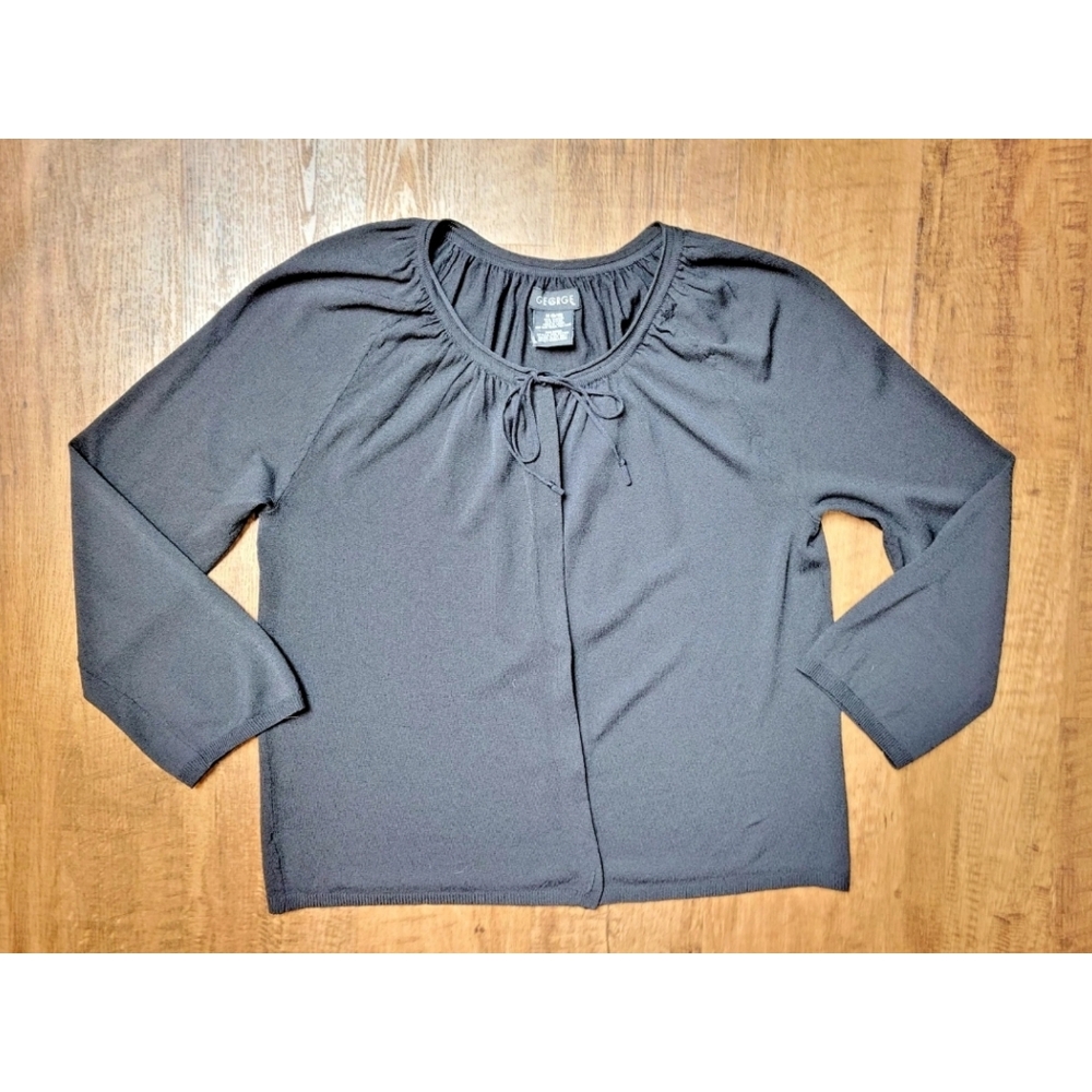 George tie neck cardigan